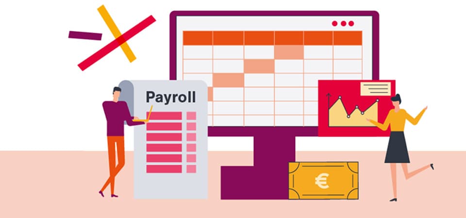 Illustratie payroll