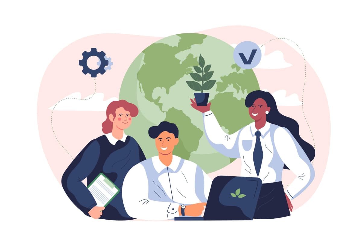 ESG CSR Illustration